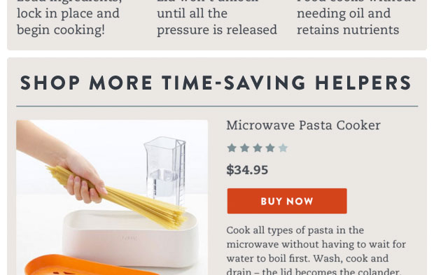 Make Dinner in Half the Time