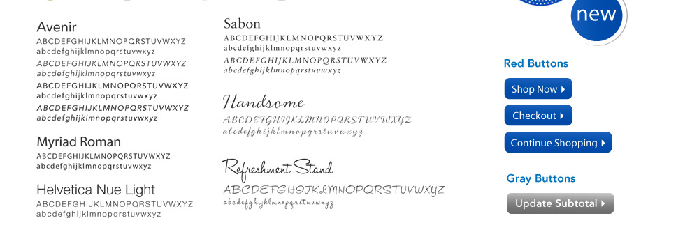 Pillsbury style guide assets