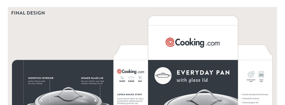 Cooking.com Everyday Pan Packaging