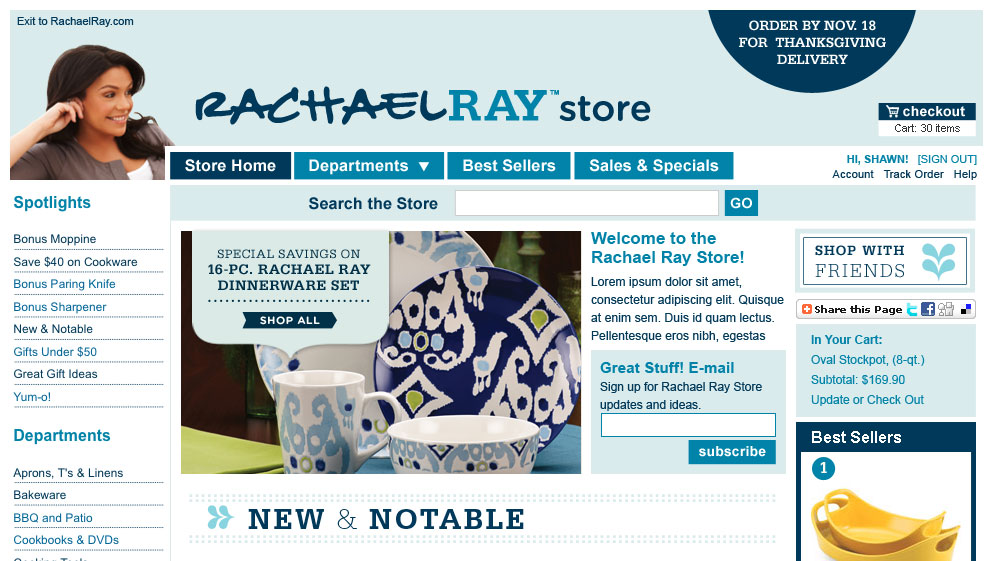 RachaelRay style guide assets