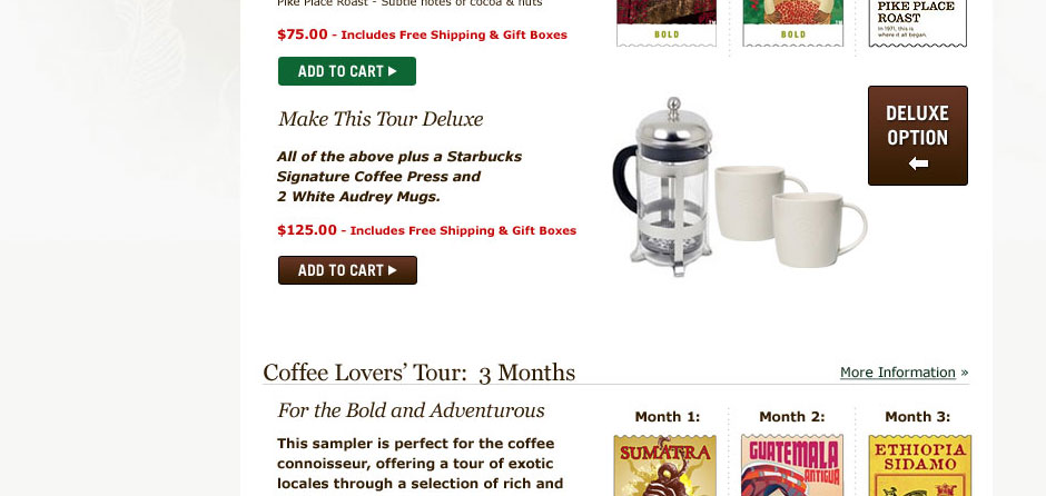 Starbucks Store Coffee Tours